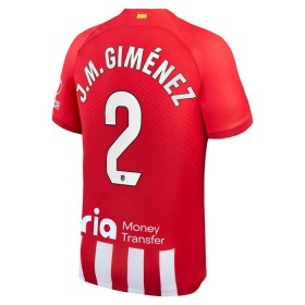 Camisola Atlético Madrid J.M. Gimenez 2 1º Equipamento 2023-24 Manga Curta